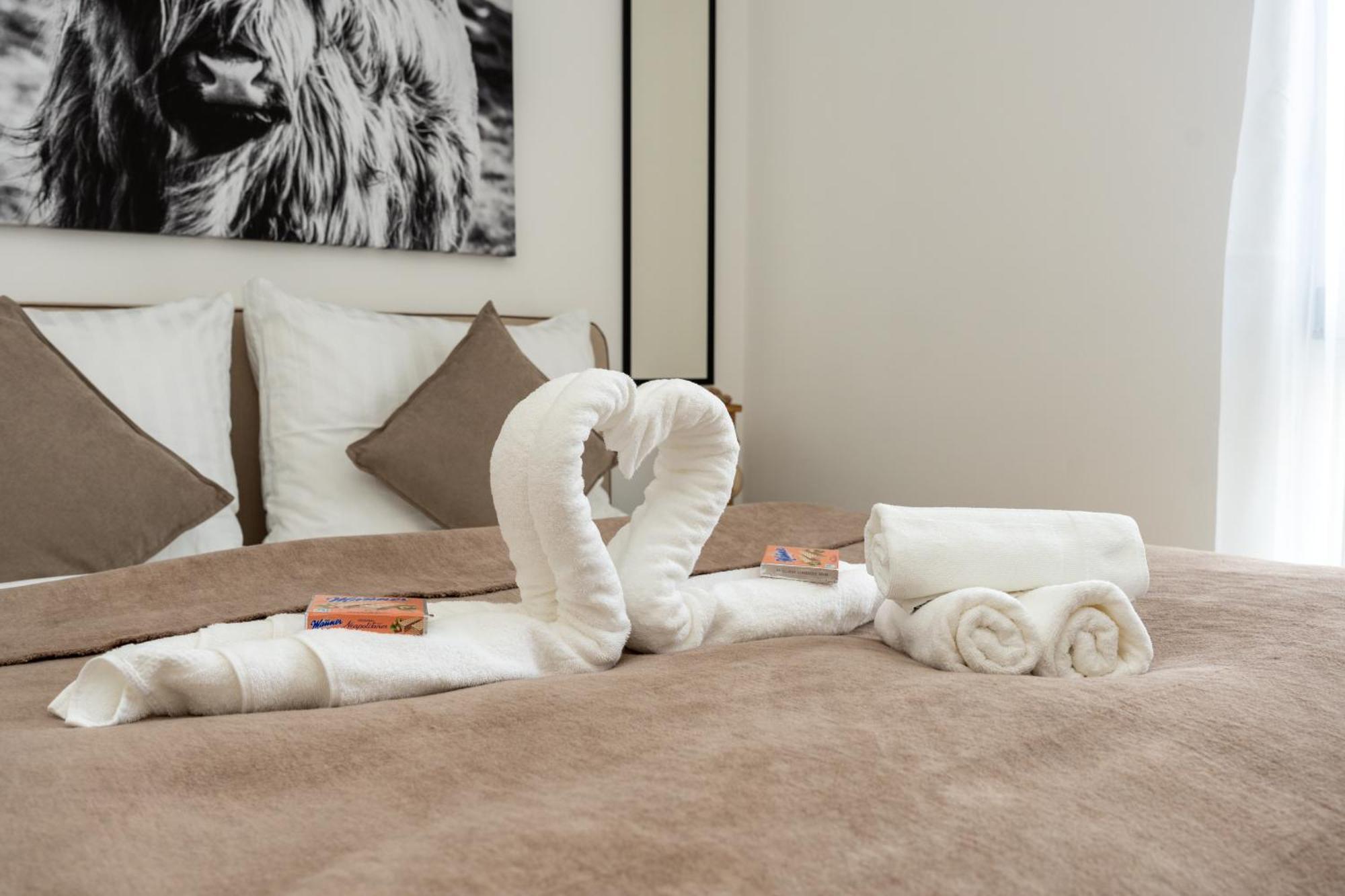 Noblenest: Terrasse - Netflix - Kaffee Apartment Vienna Luaran gambar
